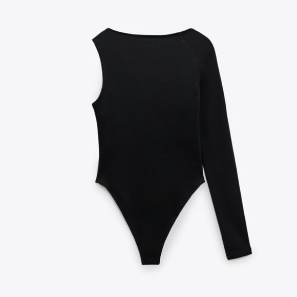 ZARA ASYMMETRICAL BODYSUIT - Picture 5 of 7